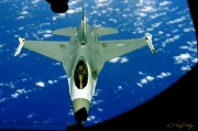  F16 refueling, over the Gulf