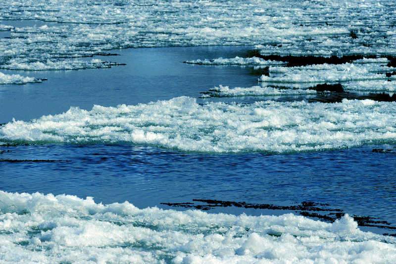 Ice060 Delaware River ice, Dingman's Ferry, PA  � Dave Hickey