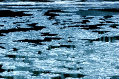 Ice001 Delaware River ice, Dingman's Ferry, PA  � Dave Hickey