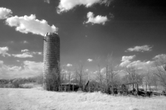 infrared_by_hicspix001 Abandoned farm in infrared, just west of Henry Co., Indiana