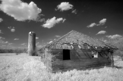 infrared_by_hicspix006 Abandoned farm in infrared, just west of Henry Co., Indiana