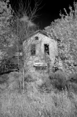 infrared_by_hicspix011 Abandoned farm in infrared, just west of Henry Co., Indiana