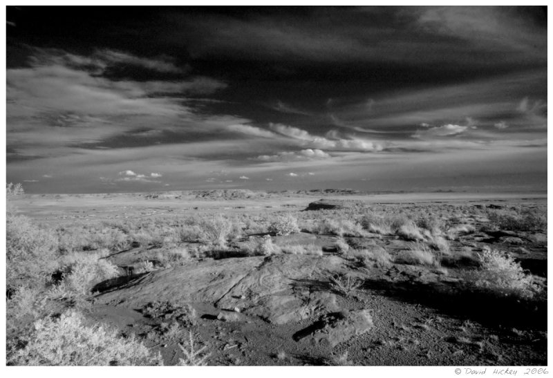 Infrared14 Desert scene, Red Lake, Arizona