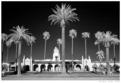 Infrared17 Train station in Ajo, Arizona