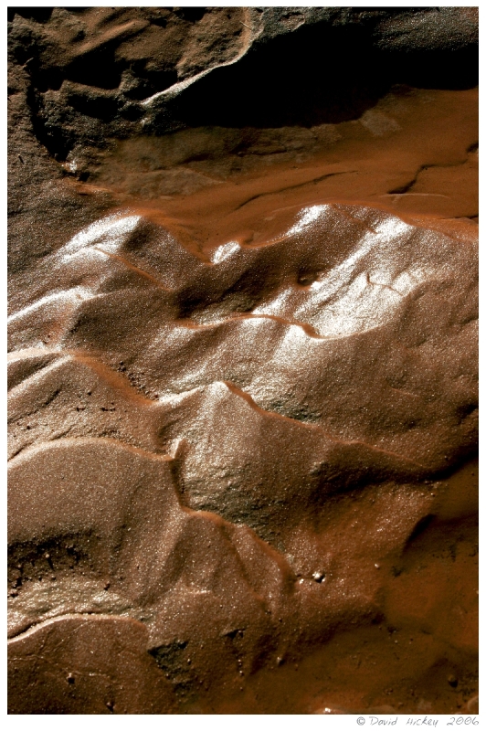 Southwest17 Silt patterns, Arches National Park, Utah