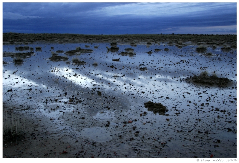 Southwest54 Approaching thunderstorm in Bisti Wilderness, south of Farmington, New Mexico