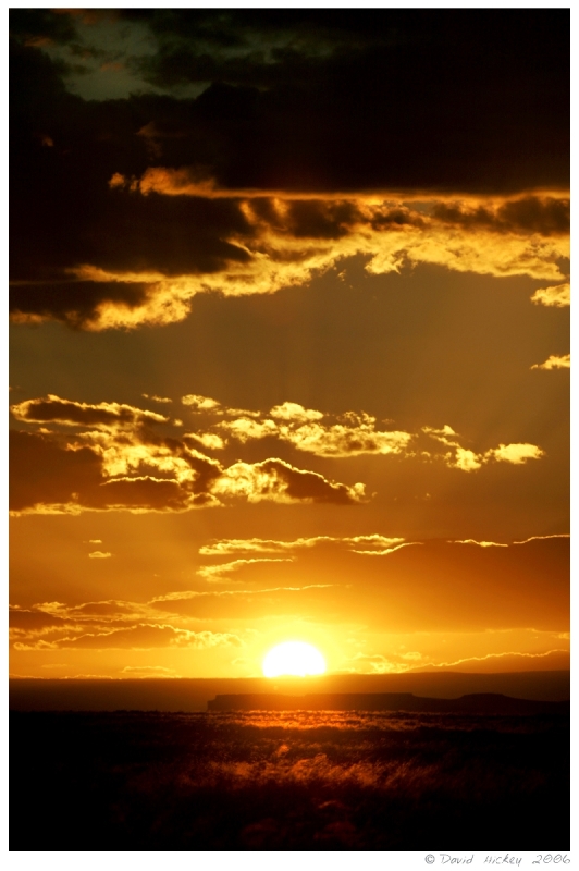 Southwest74 Sunset near Tuba City, Arizona