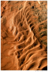 Southwest16 Silt patterns, Arches National Park, Utah