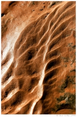 Southwest18 Silt patterns, Arches National Park, Utah