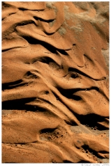 Southwest19 Silt patterns, Arches National Park, Utah