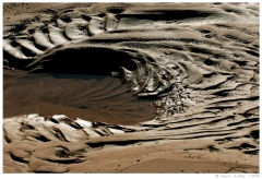 Southwest23 Silt patterns, Arches National Park, Utah