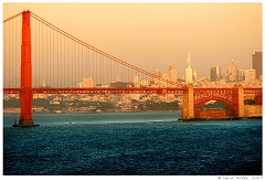 Scenics036 San Francisco at sunset, from Marin Headlands