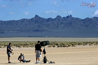 SuperShootsVegas106 Dry Lakebed shoot with Herb & Anthony, Primm, NV    © Dave Hickey