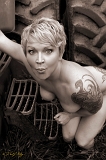 HTL X (pre-event) ~ Model / MUA: April J ... oops, nearly caught!