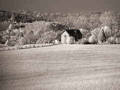 012 Old Farmhouse IV, Greenback, TN -- Another infrared of the old place.